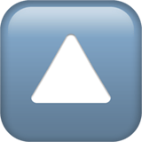 Apple design of the upwards button emoji verson:ios 16.4