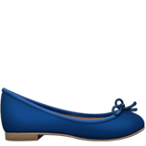 Apple design of the flat shoe emoji verson:ios 16.4
