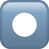 Apple design of the record button emoji verson:ios 16.4
