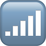 Apple design of the antenna bars emoji verson:ios 16.4