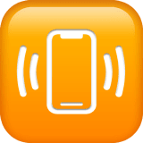 Apple design of the vibration mode emoji verson:ios 16.4