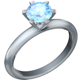 Apple design of the ring emoji verson:ios 16.4