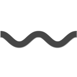 Apple design of the wavy dash emoji verson:ios 16.4