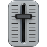 Apple design of the level slider emoji verson:ios 16.4