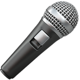 Apple design of the microphone emoji verson:ios 16.4