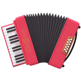 Apple design of the accordion emoji verson:ios 16.4