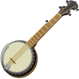 Apple design of the banjo emoji verson:ios 16.4