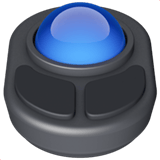 Apple design of the trackball emoji verson:ios 16.4