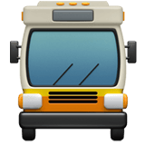 Apple design of the oncoming bus emoji verson:ios 16.4