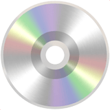 Apple design of the optical disk emoji verson:ios 16.4