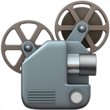 Apple design of the film projector emoji verson:ios 16.4