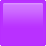 Apple design of the purple square emoji verson:ios 16.4