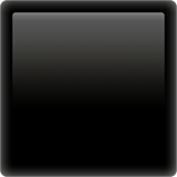 Apple design of the black large square emoji verson:ios 16.4