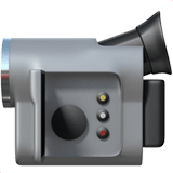 Apple design of the video camera emoji verson:ios 16.4