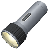Apple design of the flashlight emoji verson:ios 16.4
