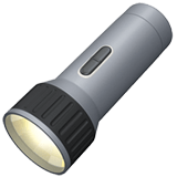 Apple design of the flashlight emoji verson:ios 16.4
