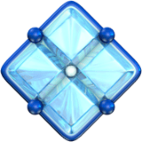 Apple design of the diamond with a dot emoji verson:ios 16.4