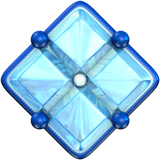 Apple design of the diamond with a dot emoji verson:ios 16.4