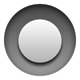 Apple design of the radio button emoji verson:ios 16.4