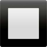 Apple design of the black square button emoji verson:ios 16.4