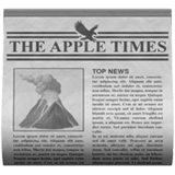 Apple design of the newspaper emoji verson:ios 16.4