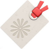 Apple design of the bookmark emoji verson:ios 16.4