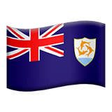Apple design of the flag: Anguilla emoji verson:ios 16.4