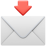 Apple design of the envelope with arrow emoji verson:ios 16.4