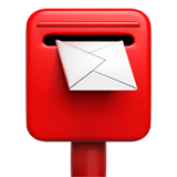 Apple design of the postbox emoji verson:ios 16.4