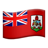 Apple design of the flag: Bermuda emoji verson:ios 16.4