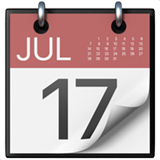 Apple design of the tear-off calendar emoji verson:ios 16.4