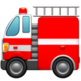 Apple design of the fire engine emoji verson:ios 16.4