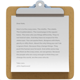 Apple design of the clipboard emoji verson:ios 16.4