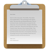 Apple design of the clipboard emoji verson:ios 16.4