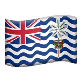 Apple design of the flag: Diego Garcia emoji verson:ios 16.4