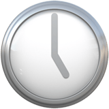 Apple design of the five o’clock emoji verson:ios 16.4