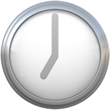 Apple design of the seven o’clock emoji verson:ios 16.4