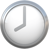 Apple design of the eight o’clock emoji verson:ios 16.4