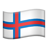 Apple design of the flag: Faroe Islands emoji verson:ios 16.4
