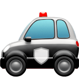 Apple design of the police car emoji verson:ios 16.4