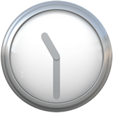 Apple design of the eleven-thirty emoji verson:ios 16.4