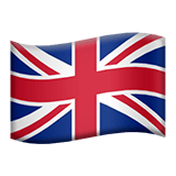 Apple Apple design of the flag: United Kingdom emoji verson:ios 16.4