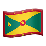 Apple design of the flag: Grenada emoji verson:ios 16.4
