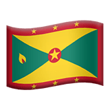 Apple design of the flag: Grenada emoji verson:ios 16.4