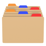Apple design of the card index dividers emoji verson:ios 16.4