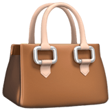 Apple design of the handbag emoji verson:ios 16.4