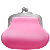 Apple design of the purse emoji verson:ios 16.4