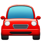 Apple design of the oncoming automobile emoji verson:ios 16.4