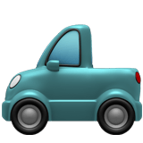 Apple design of the pickup truck emoji verson:ios 16.4