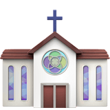 Apple design of the church emoji verson:ios 16.4